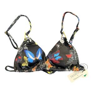 NWT Swiminista x Christian Lacroix Butterfly Bikini Top – Size Large